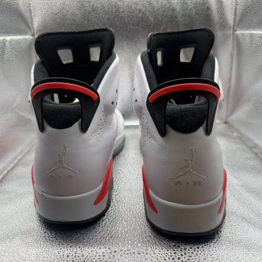 Size 11 - Air Jordan 6‎ Retro 2014 White Infrared Mens Athletic Shoes 384664-123